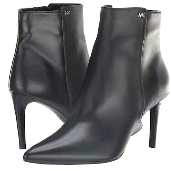 MICHAEL Michael Kors Leather Dorothy Flex Mid Booties - Picture 1 of 14
